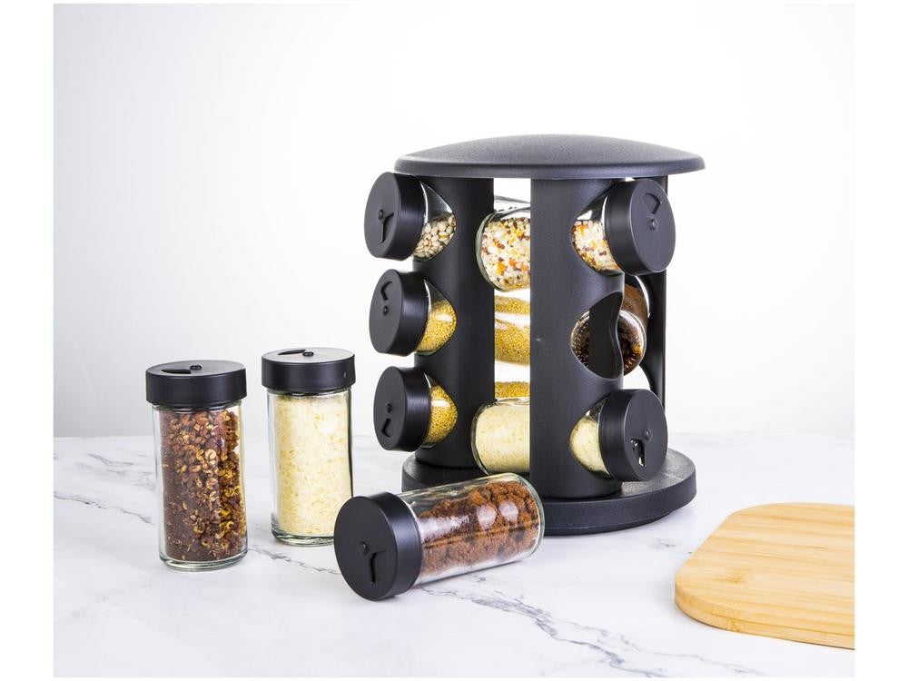 Porta-tempero de Vidro 10 Peças Brinox