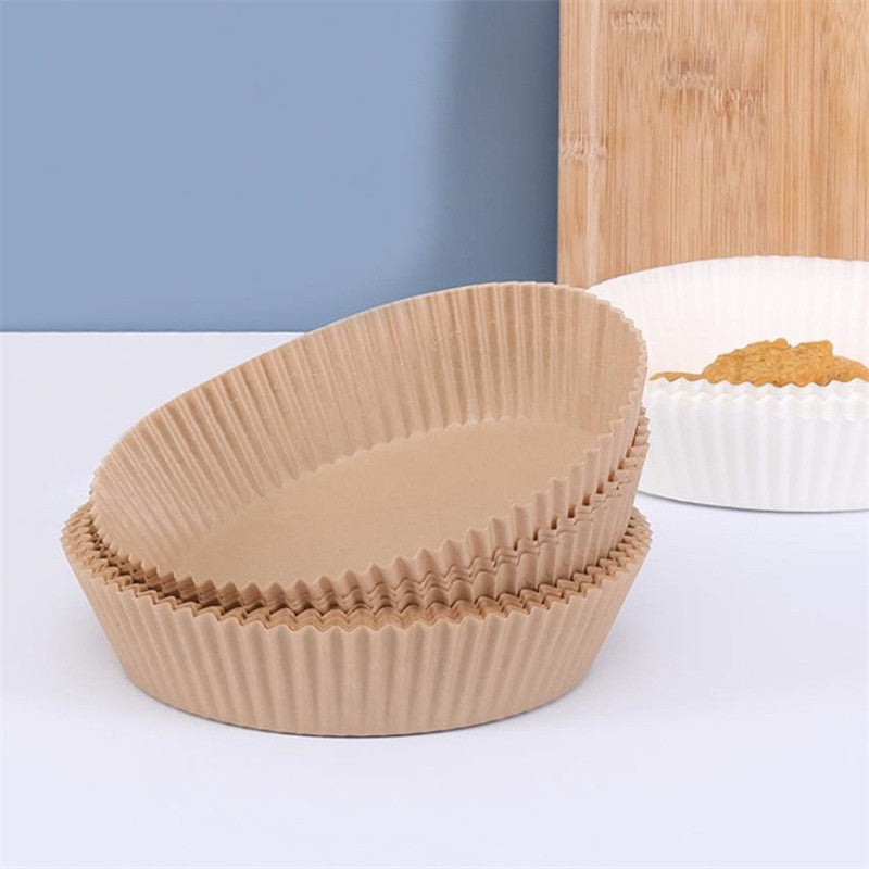 Air Fryer Papel regular, papéis de cozimento antiaderentes Airfryer, forros redo