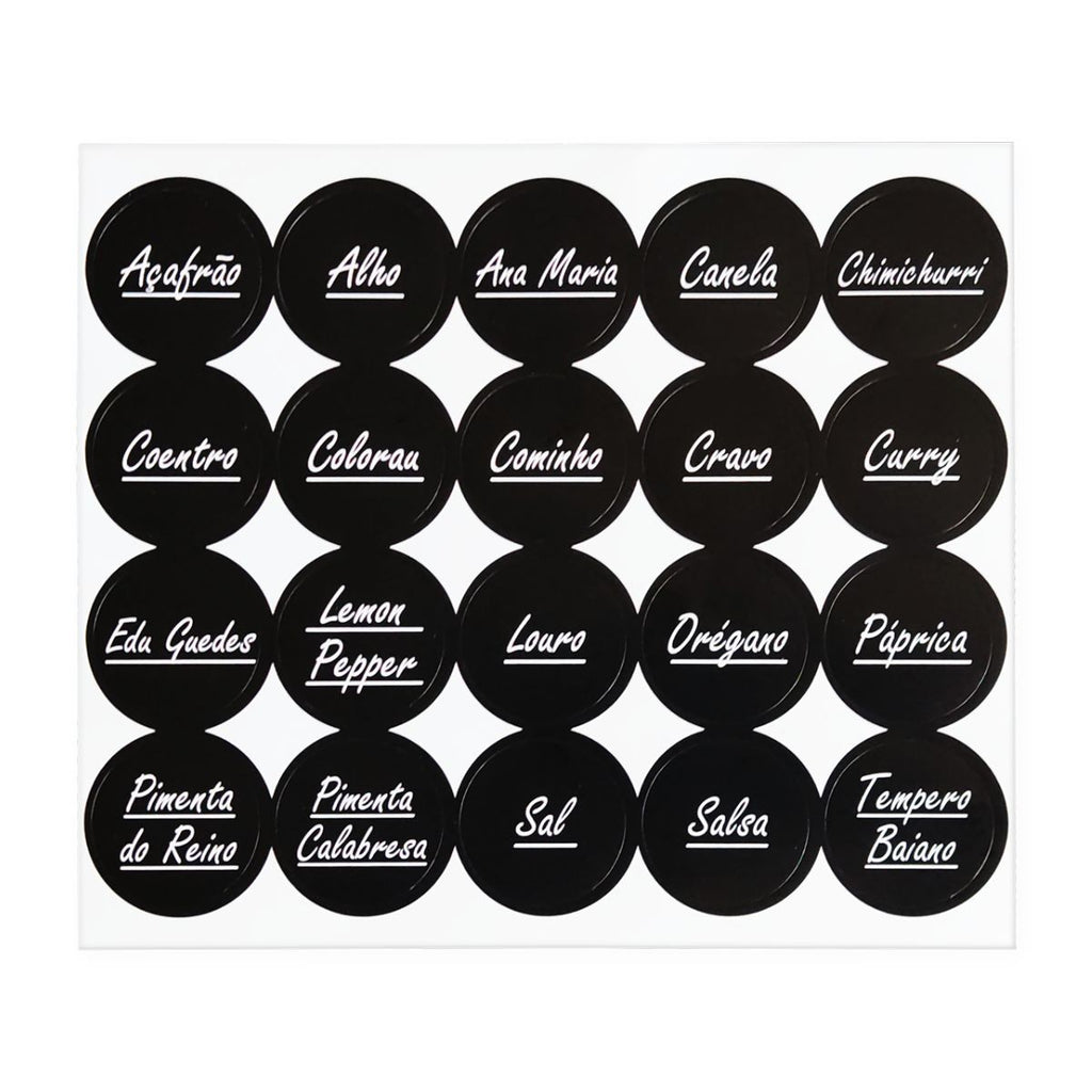 Kit 6 Potes Tempero Tampa Dosadora Duplas 220ml Tempero e Especiarias