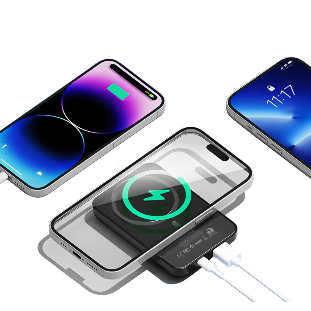 Carregador Portátil Power Bank Indução 10000mAh 22.5W Hrebos PB-933