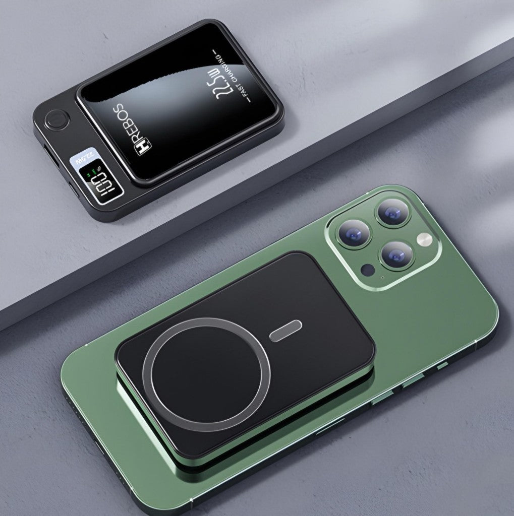 Carregador Portátil Power Bank Indução 10000mAh 22.5W Hrebos PB-933